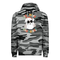 Slate Camo funny groovy stay merry and bright christmas santa claus t shirt Premium Hoodie - ArtMosaic