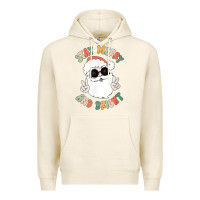 Tofu funny groovy stay merry and bright christmas santa claus t shirt Premium Hoodie - ArtMosaic