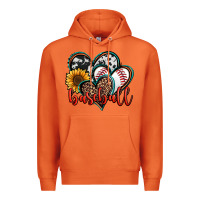 Carrot baseball hearts Premium Hoodie - Jasminsmagicworld