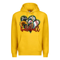 Lemon baseball hearts Premium Hoodie - Jasminsmagicworld