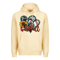 Pina Colada baseball hearts Premium Hoodie - Jasminsmagicworld