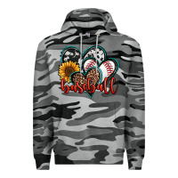 Slate Camo baseball hearts Premium Hoodie - Jasminsmagicworld