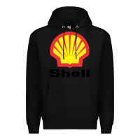 Black Copy of shell gasoline Premium Hoodie - ArtMosaic