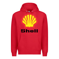 Red Copy of shell gasoline Premium Hoodie - ArtMosaic