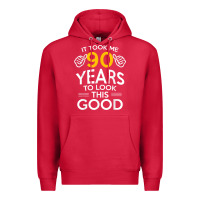 Cardinal 90th Birthday Gift Took Me 90 Years 90 Year Old Premium Hoodie - trangStudio