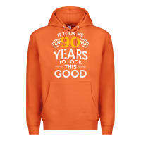 Carrot 90th Birthday Gift Took Me 90 Years 90 Year Old Premium Hoodie - trangStudio
