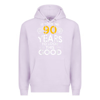 Lilac 90th Birthday Gift Took Me 90 Years 90 Year Old Premium Hoodie - trangStudio