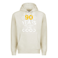 Oatmeal Heather 90th Birthday Gift Took Me 90 Years 90 Year Old Premium Hoodie - trangStudio