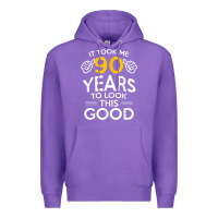 90th Birthday Gift Took Me 90 Years 90 Year Old Premium Hoodie | Teevron