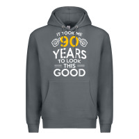 Rock 90th Birthday Gift Took Me 90 Years 90 Year Old Premium Hoodie - trangStudio