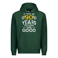 Sports Green 90th Birthday Gift Took Me 90 Years 90 Year Old Premium Hoodie - trangStudio