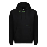 Black The Matrix Everything Has A Beginning Green Font Premium Hoodie - ArtMosaic