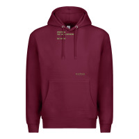 Burgundy The Matrix Everything Has A Beginning Green Font Premium Hoodie - ArtMosaic