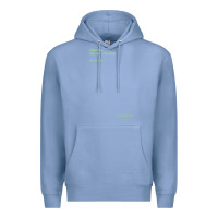 Colony Blue The Matrix Everything Has A Beginning Green Font Premium Hoodie - ArtMosaic