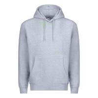 Heather Grey The Matrix Everything Has A Beginning Green Font Premium Hoodie - ArtMosaic