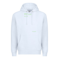 White The Matrix Everything Has A Beginning Green Font Premium Hoodie - ArtMosaic