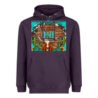 Plum wild one longhorn gemstones cactus and sunflowers Heavyweight Hoodie - Artiststas