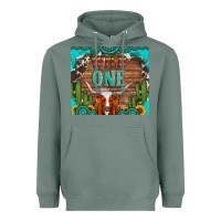 Sage wild one longhorn gemstones cactus and sunflowers Heavyweight Hoodie - Artiststas