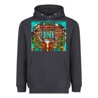 Smoke wild one longhorn gemstones cactus and sunflowers Heavyweight Hoodie - Artiststas