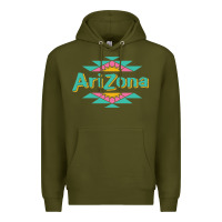 Army Green arizona tea Premium Hoodie - ArtMosaic