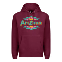 Burgundy arizona tea Premium Hoodie - ArtMosaic