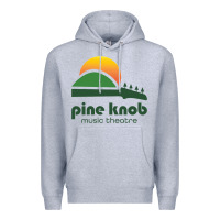 Heather Grey pine knob music theatre Premium Hoodie - ArtMosaic