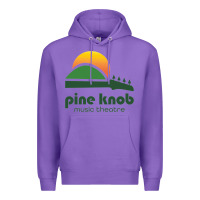 Purple pine knob music theatre Premium Hoodie - ArtMosaic