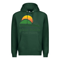 Sports Green pine knob music theatre Premium Hoodie - ArtMosaic