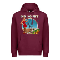 Burgundy no doubt, rock Premium Hoodie - ArtMosaic