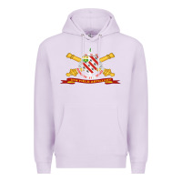 Lilac 8th field artillery w br   ribbon 8th field artillery w br ribbon Premium Hoodie - ArtMosaic