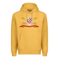 Mustard 8th field artillery w br   ribbon 8th field artillery w br ribbon Premium Hoodie - ArtMosaic