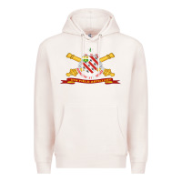 Pale Pink 8th field artillery w br   ribbon 8th field artillery w br ribbon Premium Hoodie - ArtMosaic