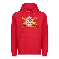 Red 8th field artillery w br   ribbon 8th field artillery w br ribbon Premium Hoodie - ArtMosaic