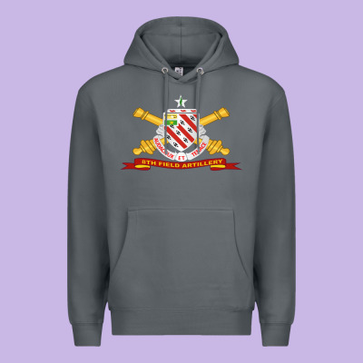 8th Field Artillery W Br   Ribbon 8th Field Artillery W Br Ribbon Premium Hoodie Designed By Artmosaic