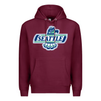 Burgundy seattle thunderbirds, Premium Hoodie - ArtMosaic