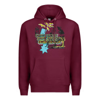 Burgundy switchfoot merch Premium Hoodie - ArtMosaic