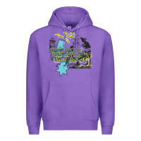 Purple switchfoot merch Premium Hoodie - ArtMosaic
