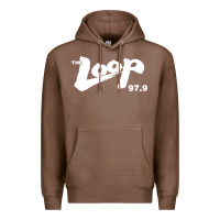 Chestnut The Loop 97.9 Illinois Radio Premium Hoodie - ArtMosaic