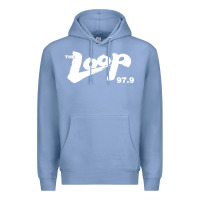 Colony Blue The Loop 97.9 Illinois Radio Premium Hoodie - ArtMosaic