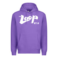 Purple The Loop 97.9 Illinois Radio Premium Hoodie - ArtMosaic