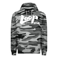 Slate Camo The Loop 97.9 Illinois Radio Premium Hoodie - ArtMosaic