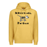 Antique Gold in dog years i'm dead t shirt Premium Hoodie - ArtMosaic
