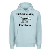 Blue Mist in dog years i'm dead t shirt Premium Hoodie - ArtMosaic