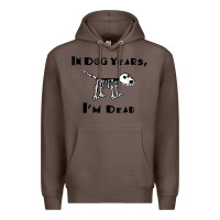 Coffee in dog years i'm dead t shirt Premium Hoodie - ArtMosaic