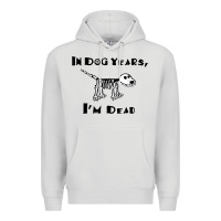 Dove Grey in dog years i'm dead t shirt Premium Hoodie - ArtMosaic