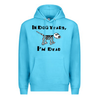 Ocean Blue in dog years i'm dead t shirt Premium Hoodie - ArtMosaic