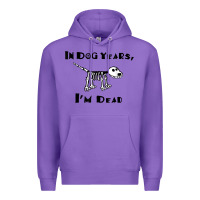 Purple in dog years i'm dead t shirt Premium Hoodie - ArtMosaic