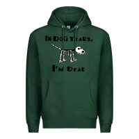 Sports Green in dog years i'm dead t shirt Premium Hoodie - ArtMosaic