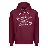 Burgundy slash Premium Hoodie - ArtMosaic