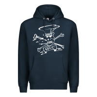 Navy slash Premium Hoodie - ArtMosaic